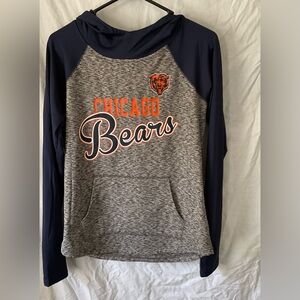 Chicago Bears Women's Gray and Navy Hoodie 4her by Carl bank’s medium